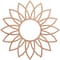 Ekena Millwork Daisy Wood Fretwork Pierced Ceiling Medallion, Cherry, 28"OD x 9 3/4"ID x 1/4"T CMWP28X28X0250DACH - alternate 1